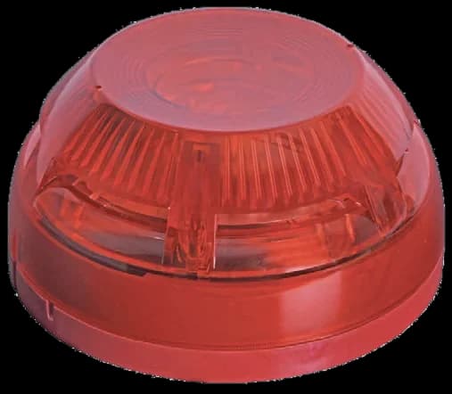 Teknim TFS-3192R Konvansiyonel Flaşörlü Yangın Alarm Sireni, Kırmızı