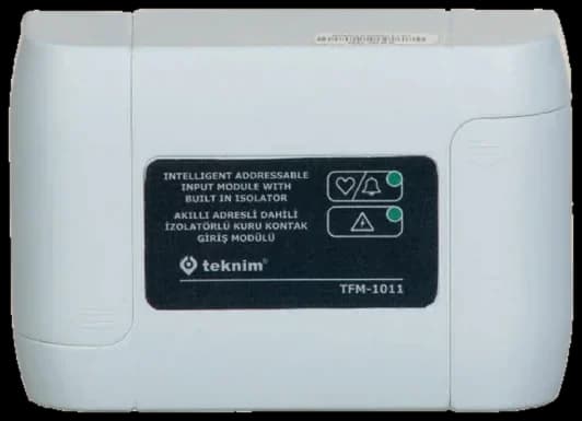Teknim TFM-1011 Akıllı Adresli Dahili İzolatörlü Kuru Kontak Giriş Modülü (Tek Giriş)